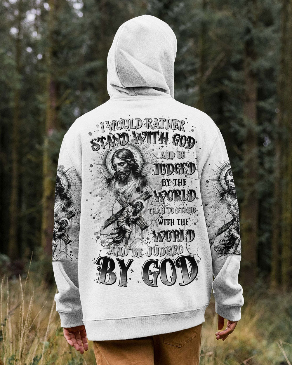 I Would Rather Stand With God Men's All Over Print Shirt - Trunx288847