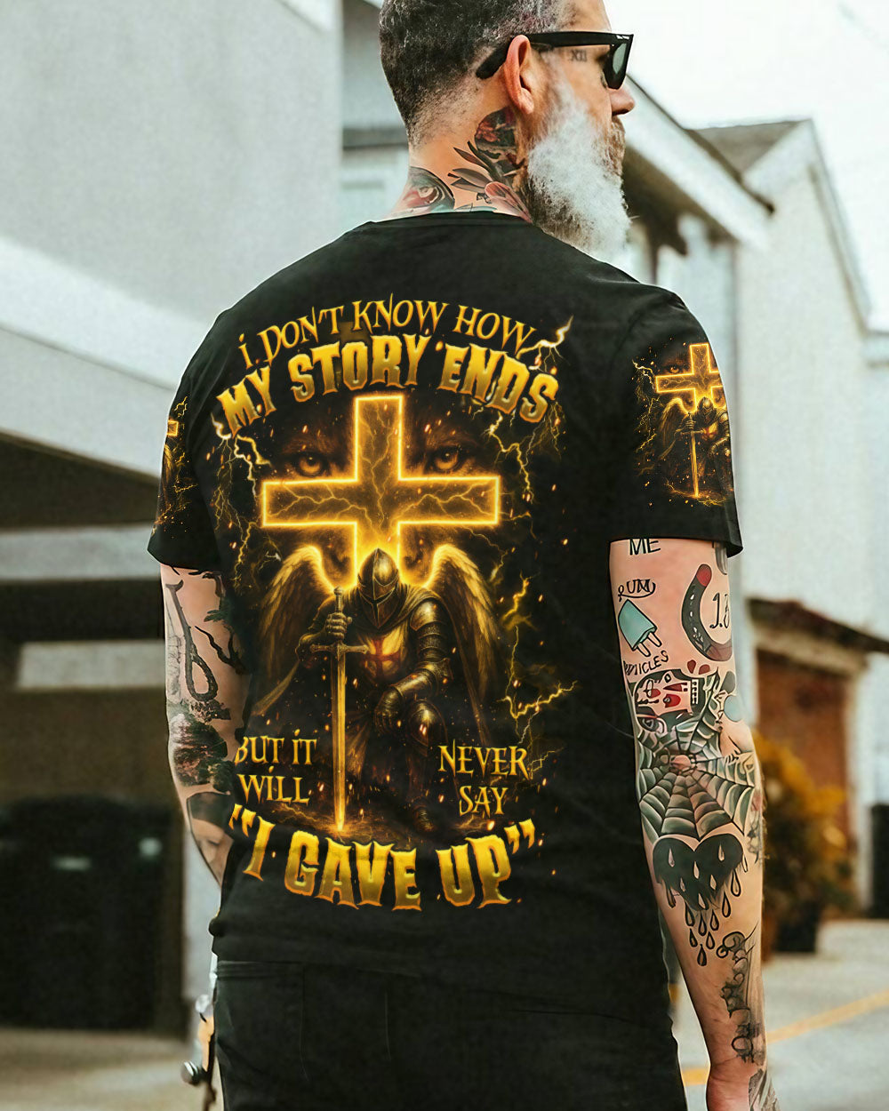 I Don't Know How My Story Ends Warrior Men's All Over Print Shirt - Trunx317723