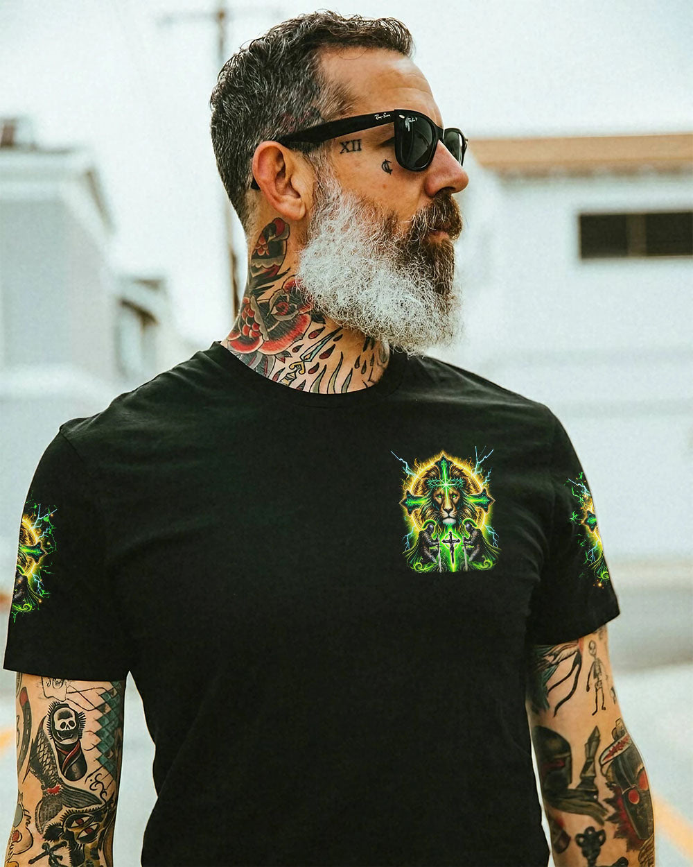 A Warrior Of Christ Warrior Lion Men's All Over Print Shirt - Trunx906496