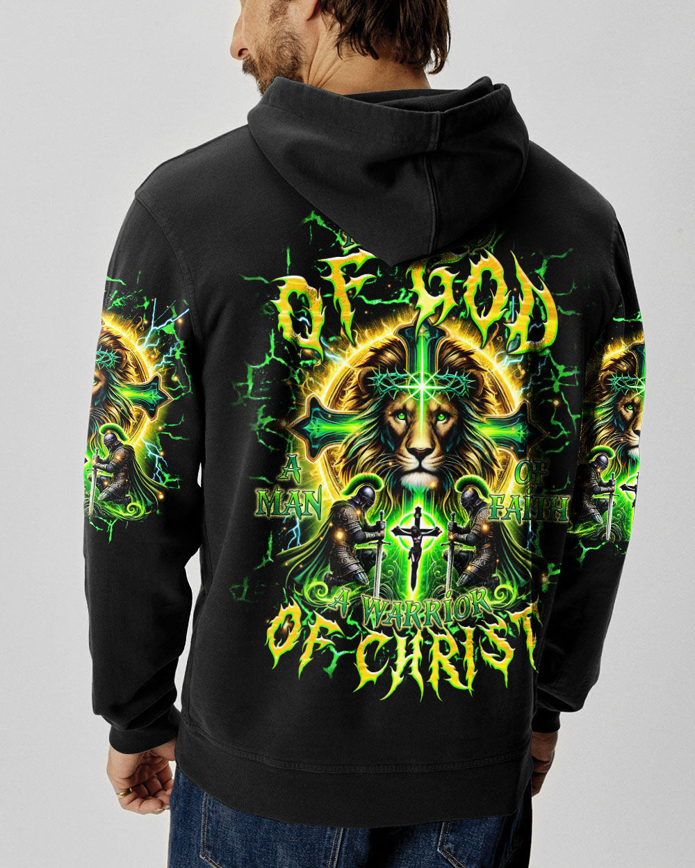 A Warrior Of Christ Warrior Lion Men's All Over Print Shirt - Trunx906496