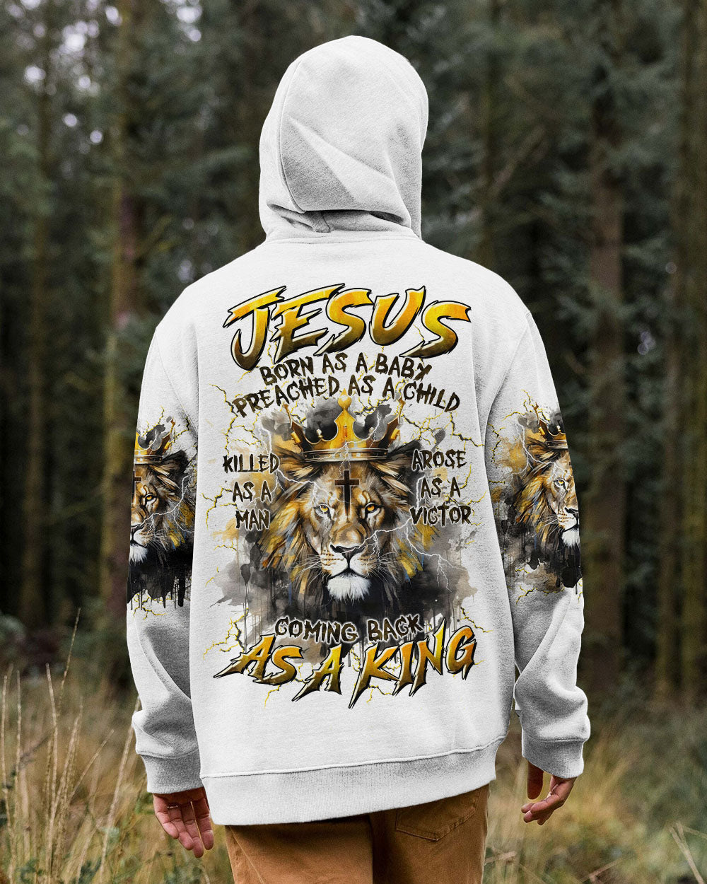 Coming Back As A King Lion Men's All Over Print Shirt - Trunx124506