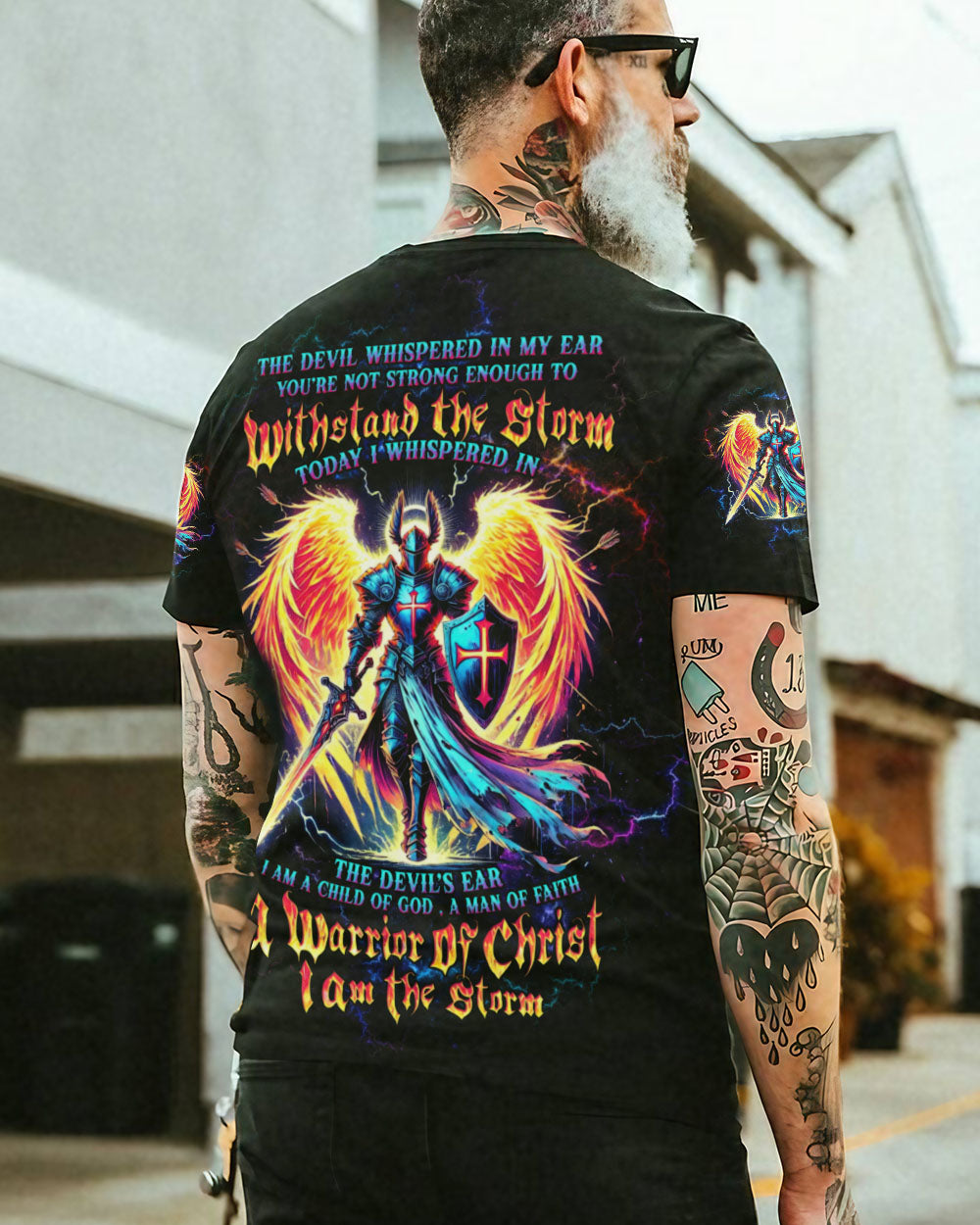 I Am The Storm Warrior Men's All Over Print Shirt - Trunx173010