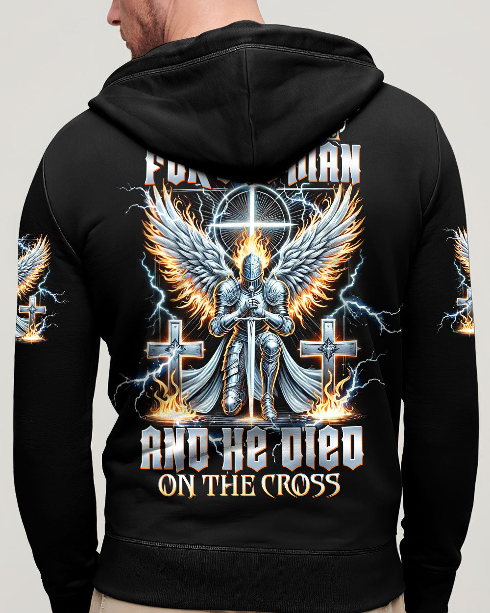 I Only Kneel For One Man Warrior Men's All Over Print Shirt - Trunx380218
