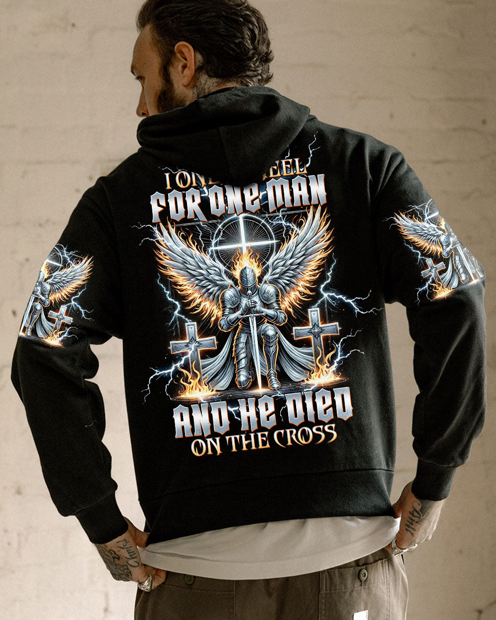 I Only Kneel For One Man Warrior Men's All Over Print Shirt - Trunx380218