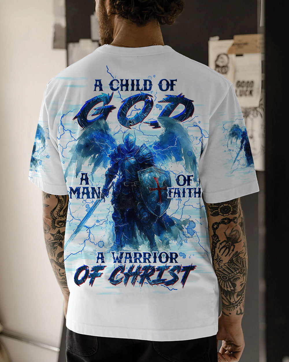 A Warrior Of Christ Men's All Over Print Shirt - Trunx096030