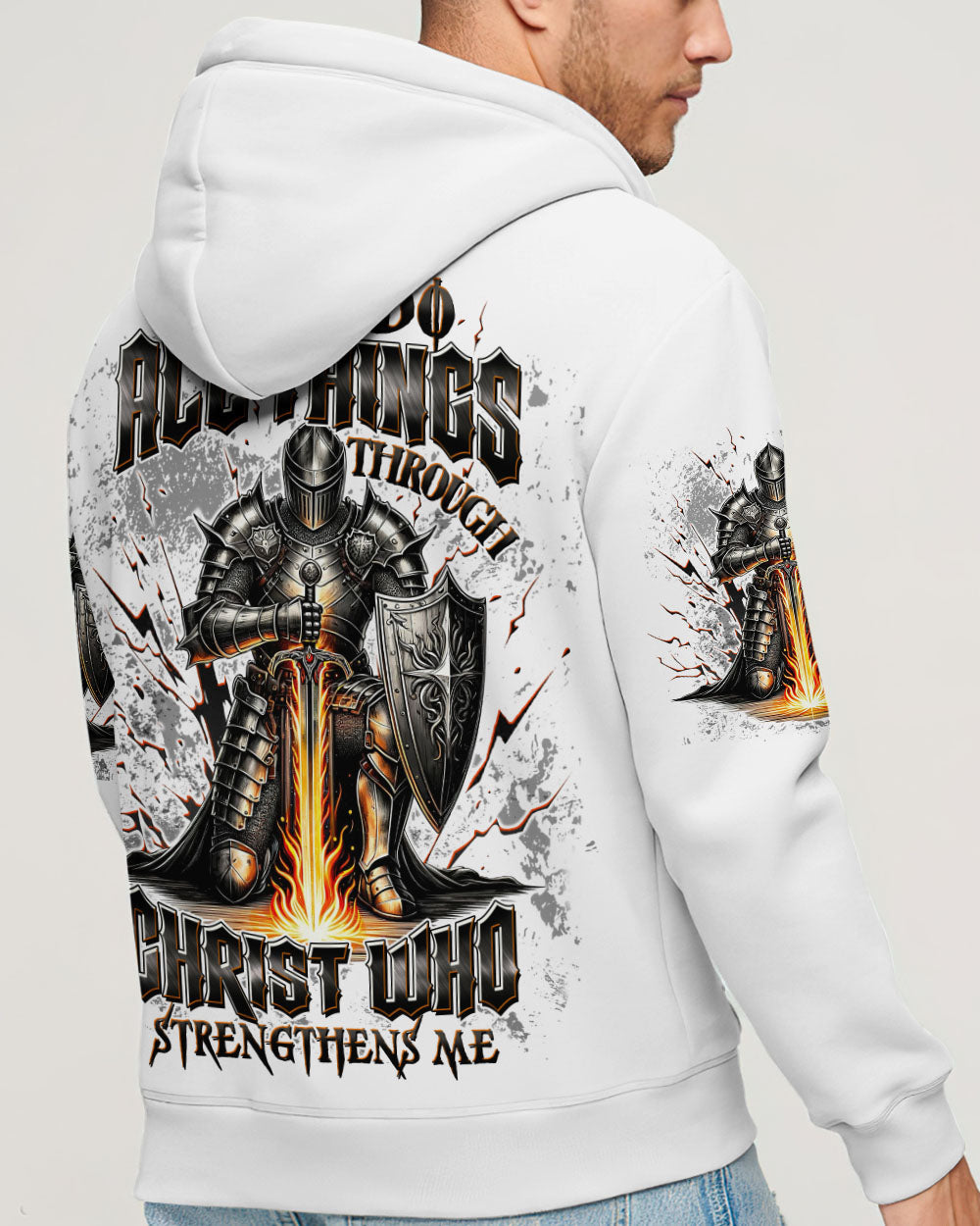 I Can Do All Things Through Christ Warrior Men's All Over Print Shirt - Trunx451353