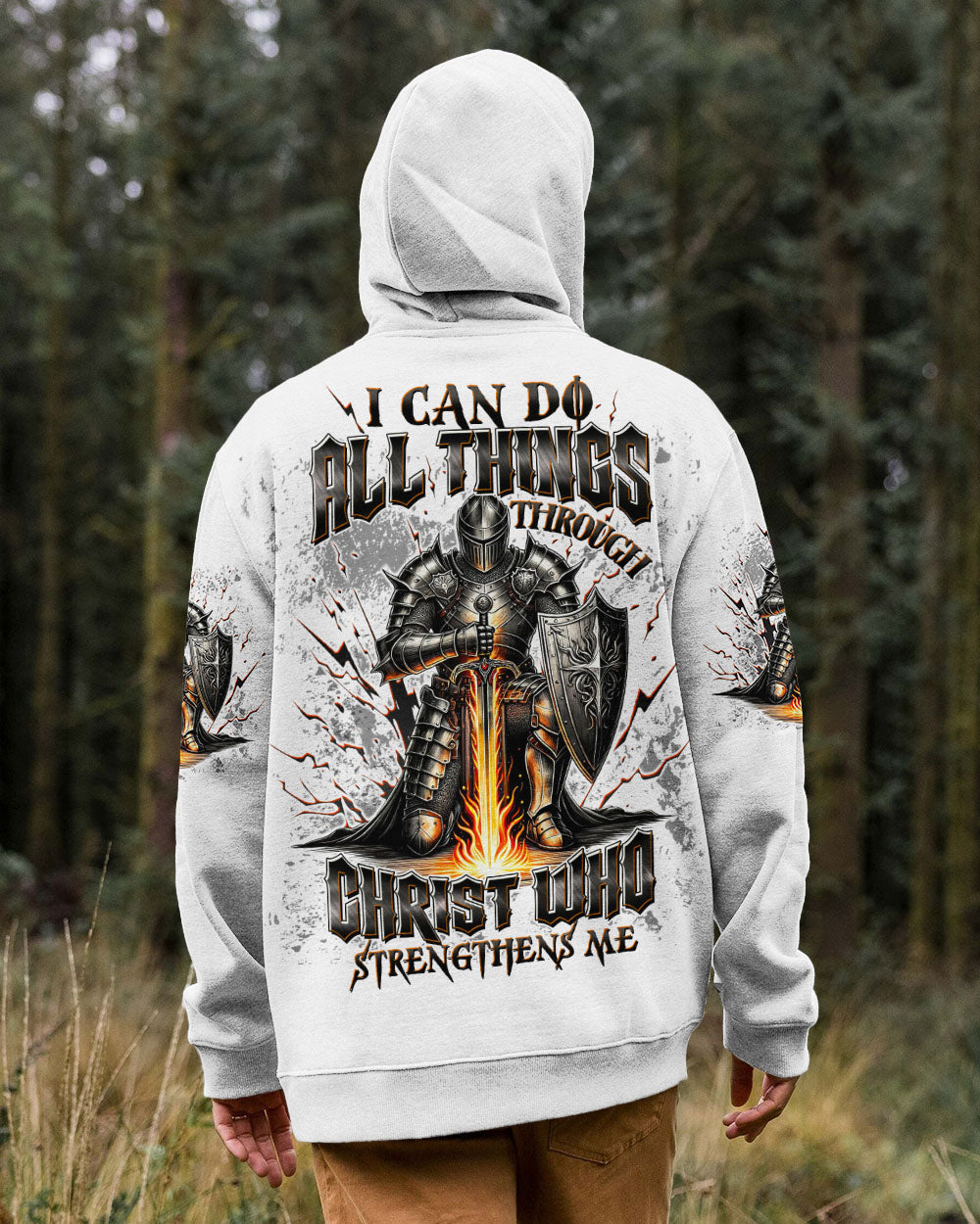 I Can Do All Things Through Christ Warrior Men's All Over Print Shirt - Trunx451353