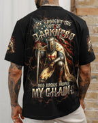 He Brought Me Out Of Darkness Warrior Men's All Over Print Shirt - Trunx249344