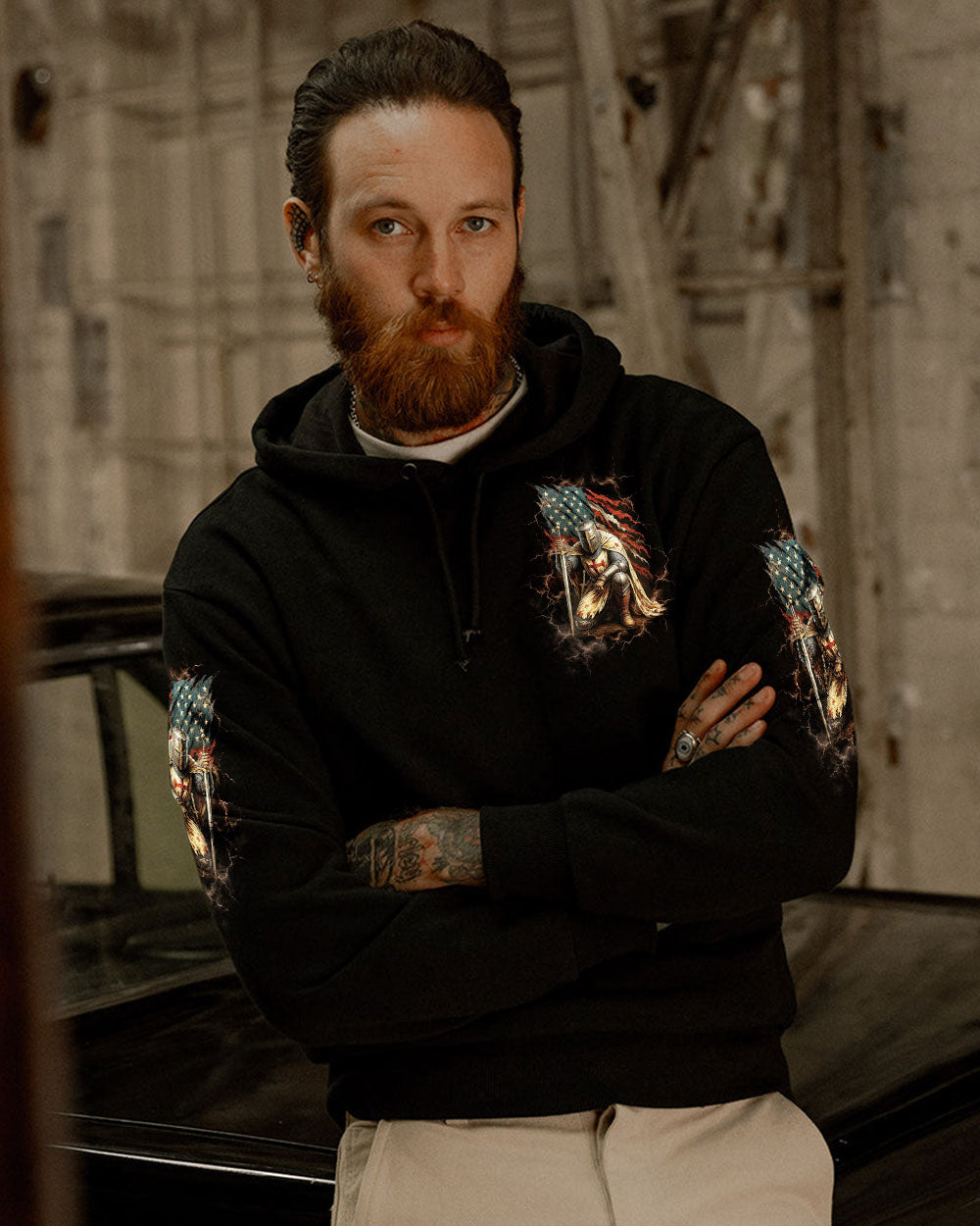 He Brought Me Out Of Darkness Warrior Men's All Over Print Shirt - Trunx249344