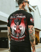 I Can Do All Things Cross Wings Men's All Over Print Shirt - Trunx958373