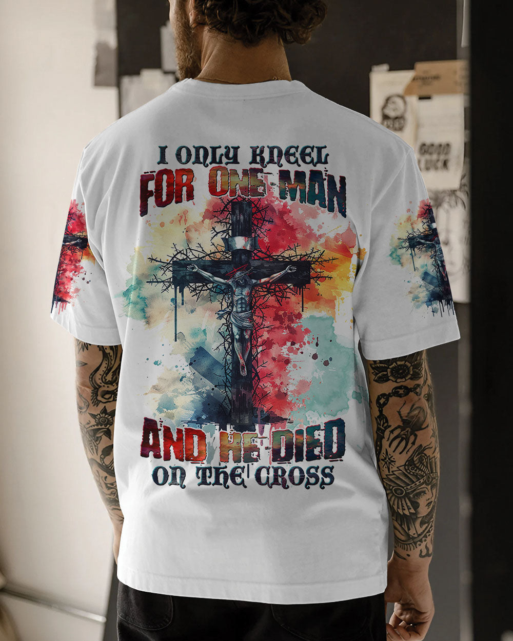 I Only Kneel For One Man Men's All Over Print Shirt - Trunx541178