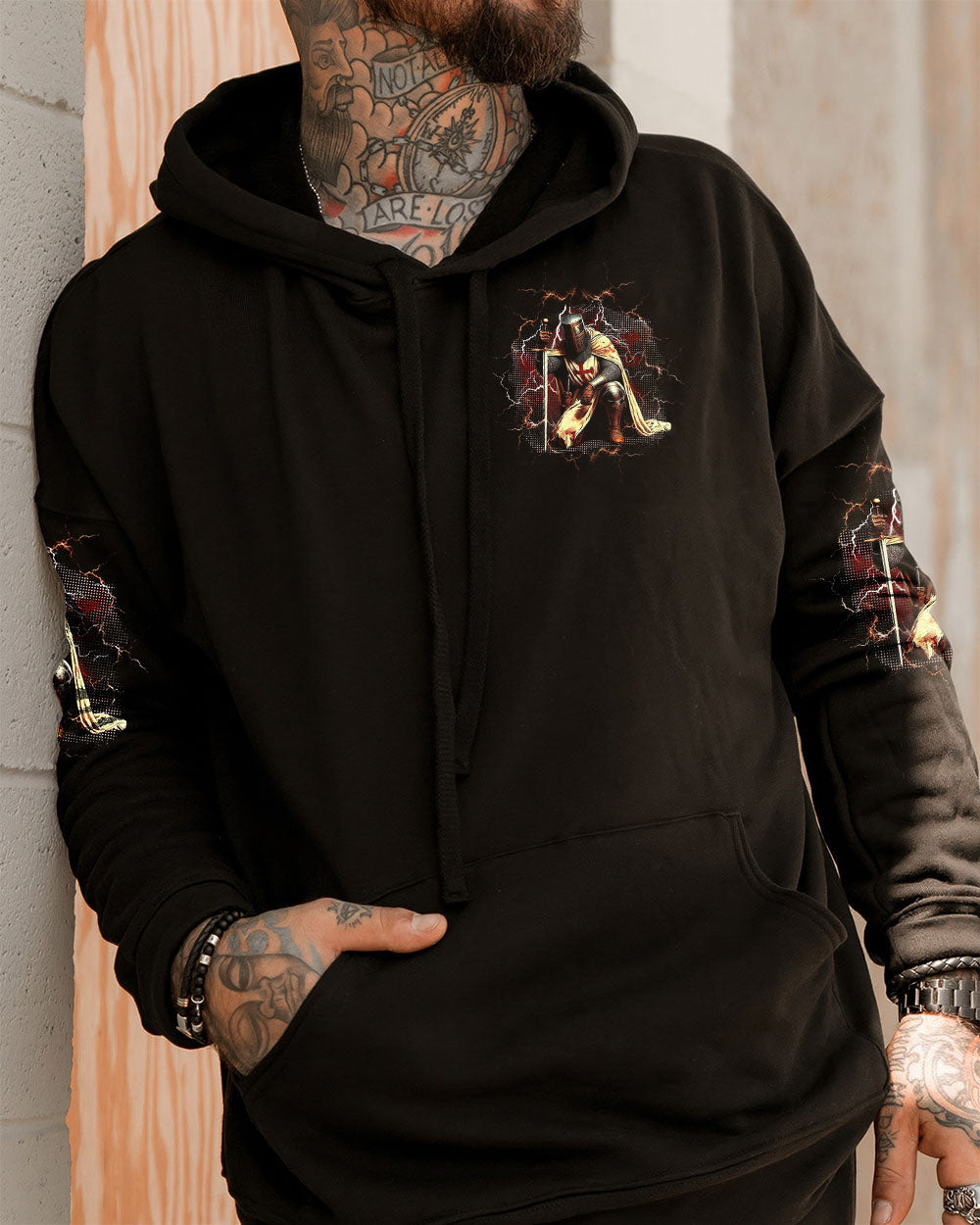 I Will Fear No Evil Warrior Men's All Over Print Shirt - Trunx276347