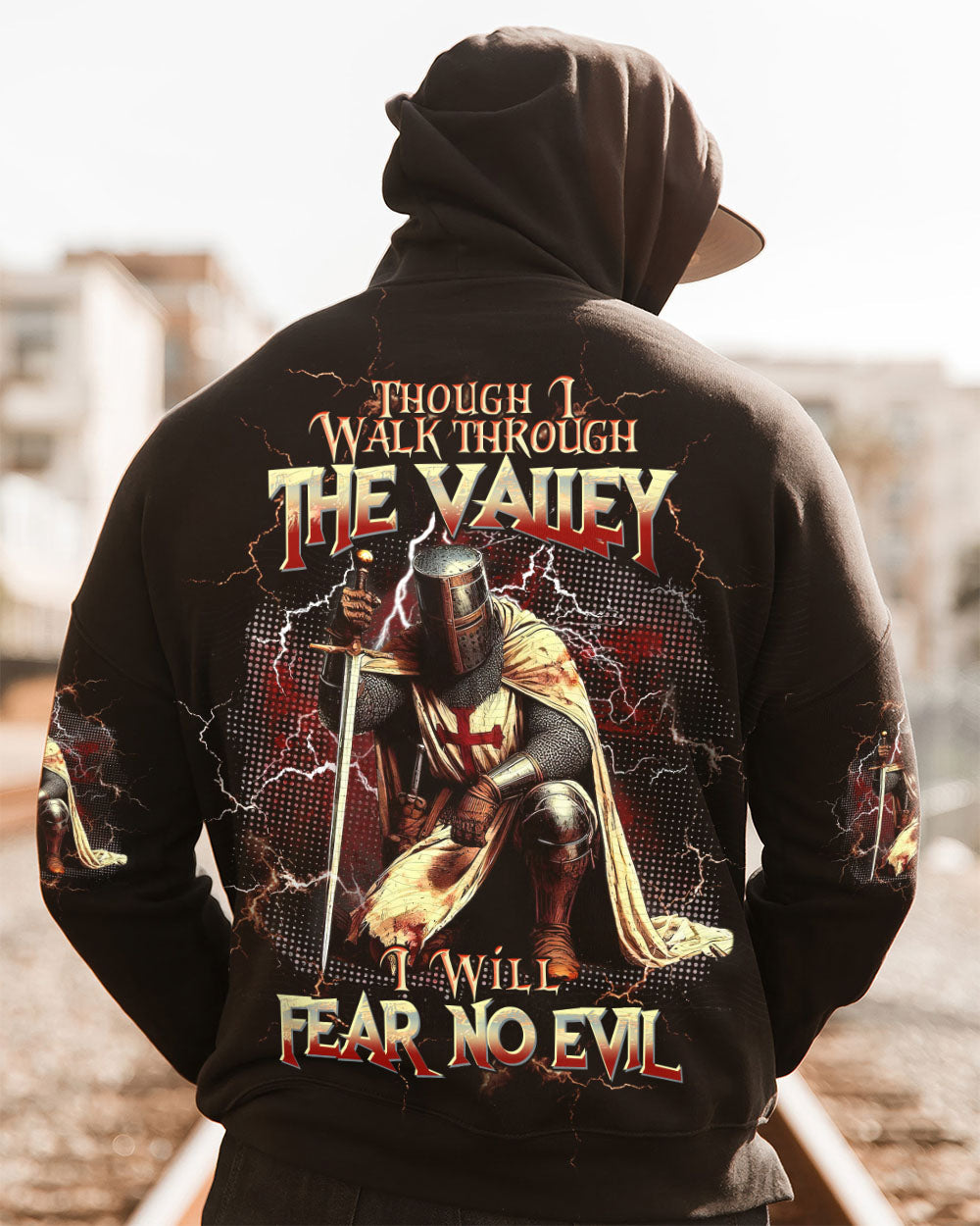 I Will Fear No Evil Warrior Men's All Over Print Shirt - Trunx276347