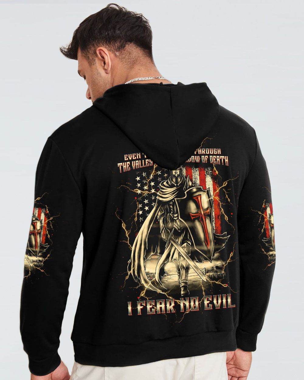 I Fear No Evil Warrior Men's All Over Print Shirt - Trunx706356