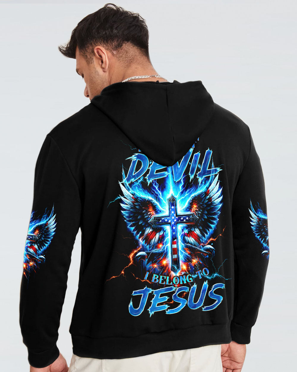 I Belong To Jesus Cross Wings Men's All Over Print Shirt - Trunx872887