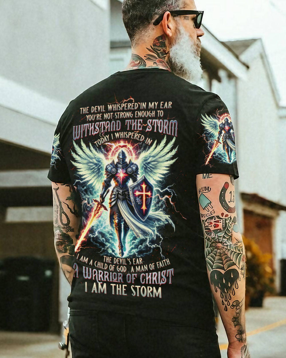I Am The Storm Warrior Men's All Over Print Shirt - Trunx205102