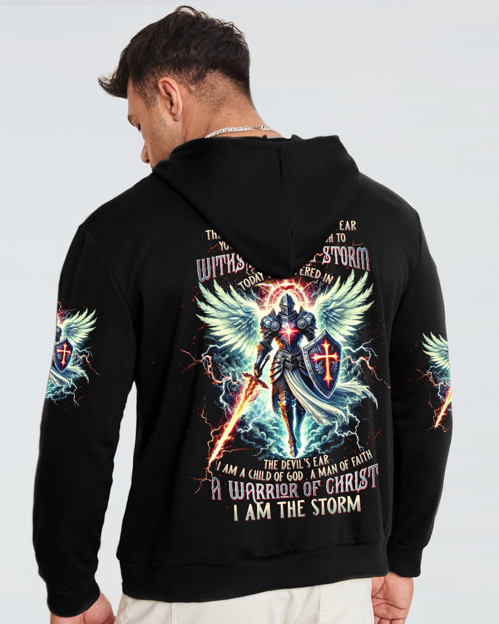 I Am The Storm Warrior Men's All Over Print Shirt - Trunx205102