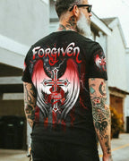 Forgiven Cross Wings Men's All Over Print Shirt - Trunx609667