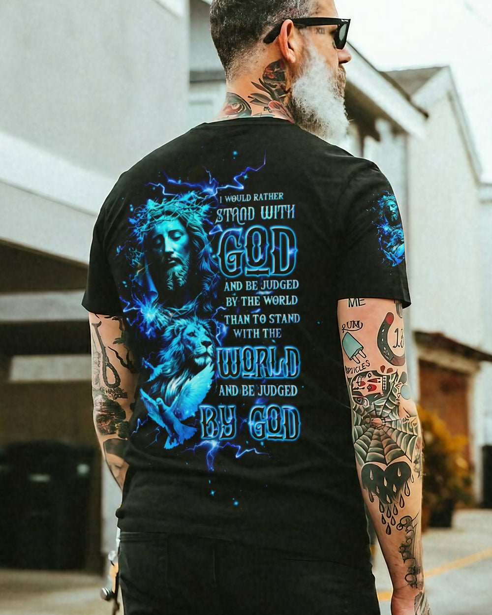 I Would Rather Stand With God Men's All Over Print Shirt - Trunx307484