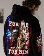 He Died For Me Lion Warrior Men's All Over Print Shirt - Trunx219821