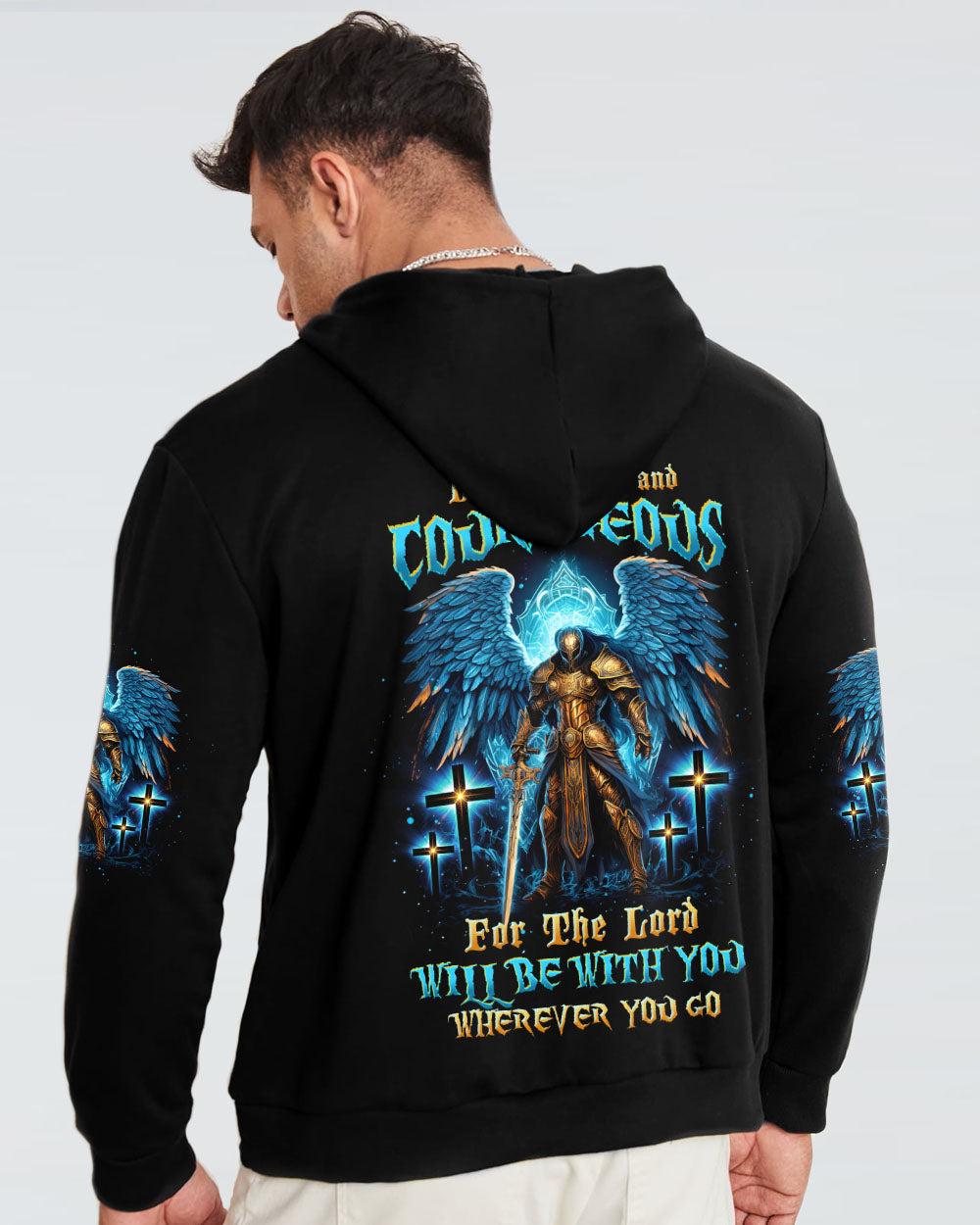 Be Strong And Courageous Men's All Over Print Shirt - Trunx004186