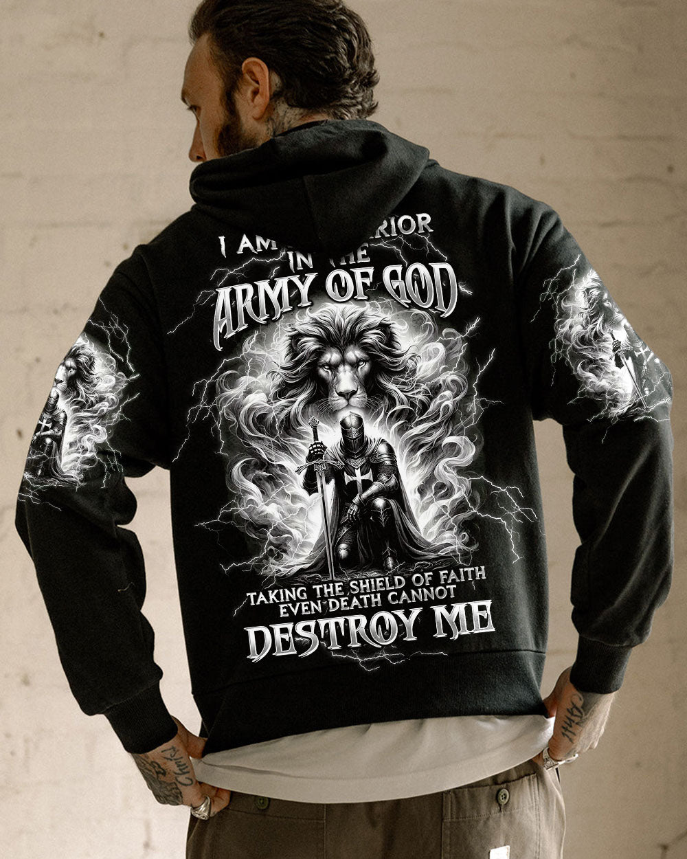 I Am A Warrior In The Army Of God Men's All Over Print Shirt - Trunx681888