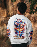 I Can Do All Things Cross Wings Men's All Over Print Shirt - Trunx524778
