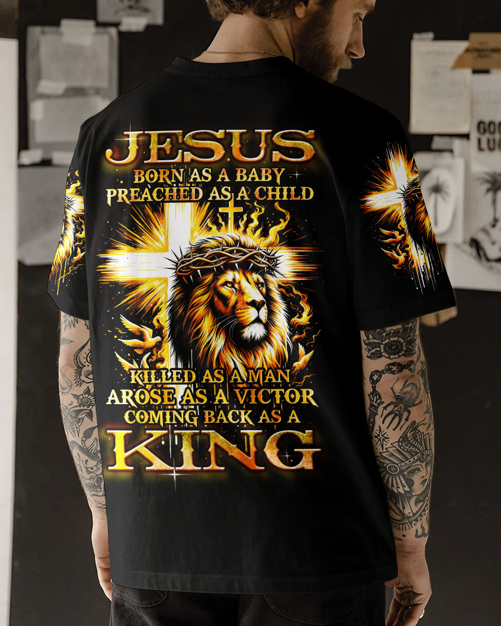 Coming Back As A King Men's All Over Print Shirt - Trunx648006