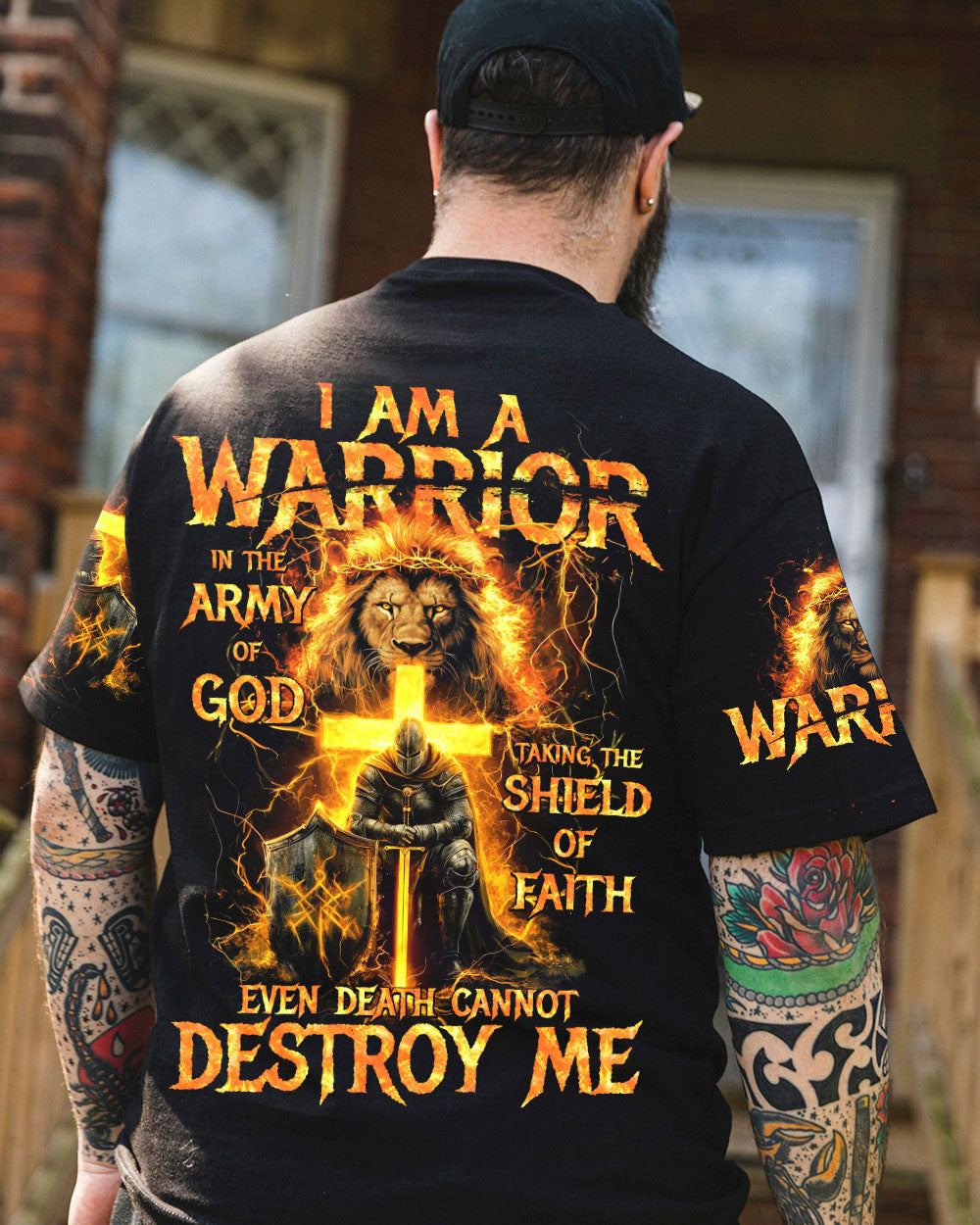 I Am A Warrior In The Army Of God Men's All Over Print Shirt - Trunx414276