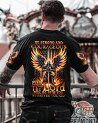 Be Strong And Courageous Men's All Over Print Shirt - Trunx559061