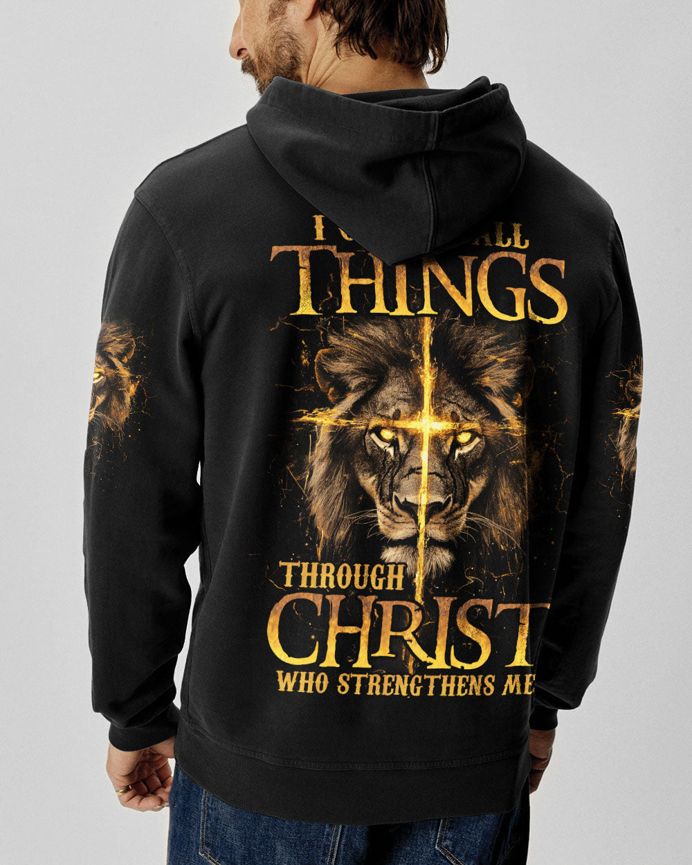 I Can Do All Things Lion Men's All Over Print Shirt - Trunx464124