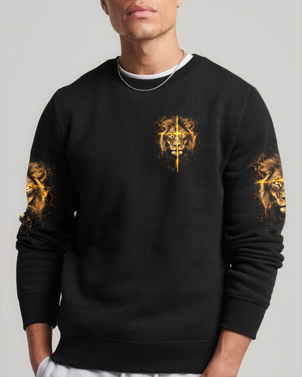I Can Do All Things Lion Men's All Over Print Shirt - Trunx464124