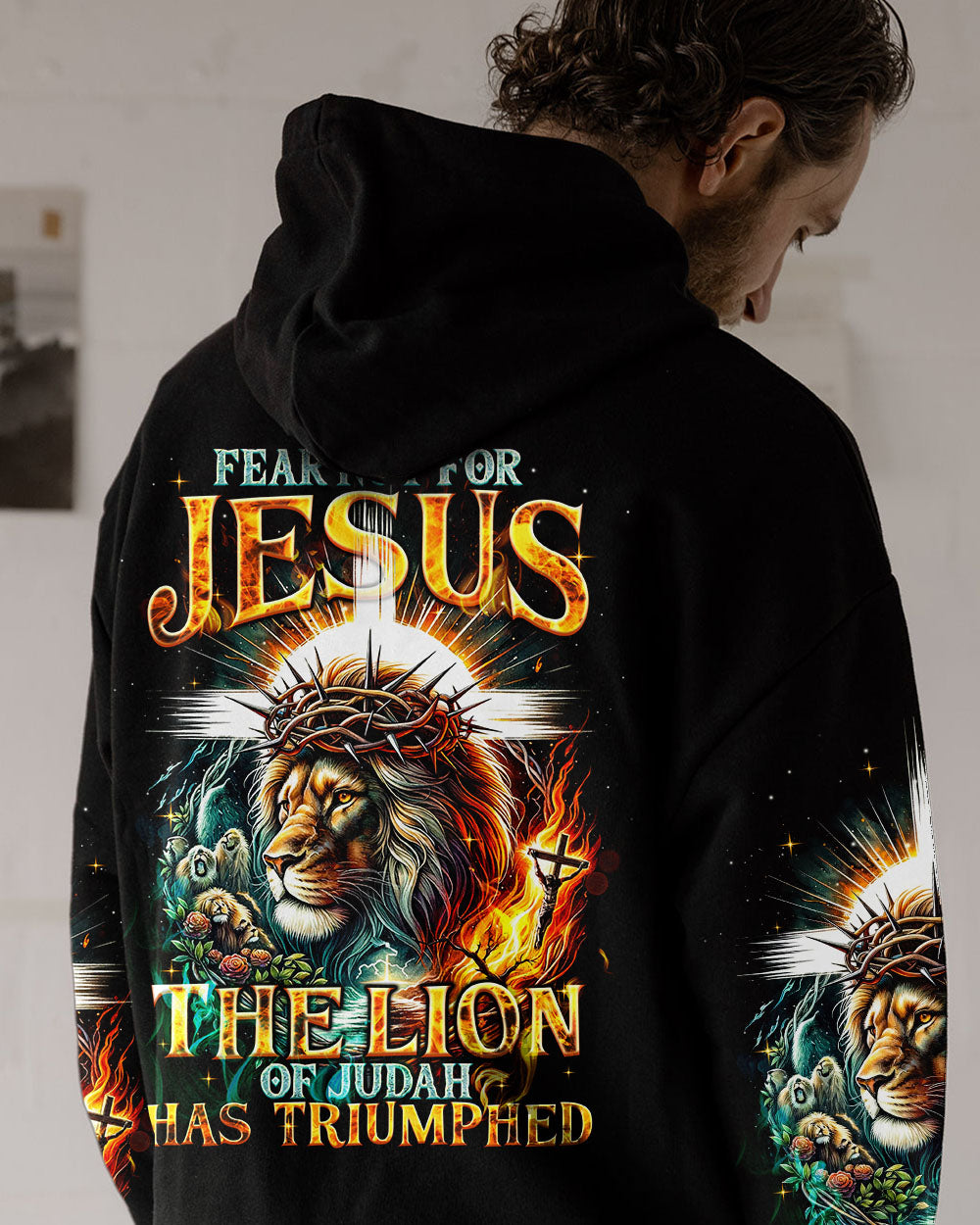 Fear Not For Jesus Men's All Over Print Shirt - Trunx142702
