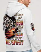 Blessed By God Loved By Jesus Lion Men's All Over Print Shirt - Trunx653287