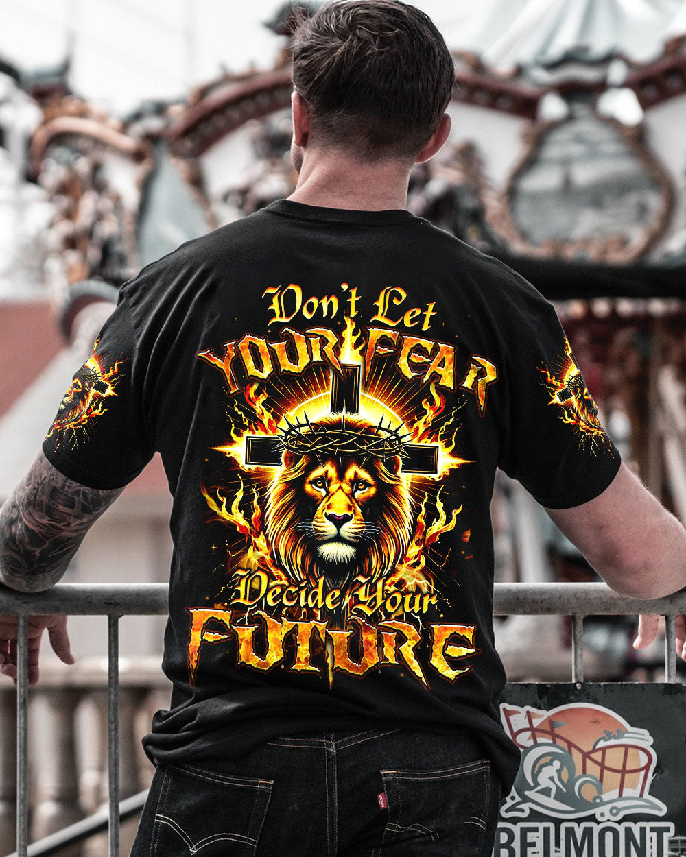 Don't Let Your Fear Decide Your Future Men's All Over Print Shirt - Trunx835957