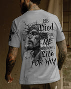 He Died For Me Men's All Over Print Shirt - Trunx756152