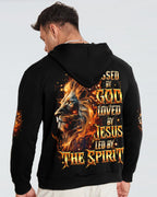 Blessed By God Lion Men's All Over Print Shirt - Trunx022177