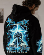 As I Walk Through The Valley Lion Men's All Over Print Shirt - Trunx793636