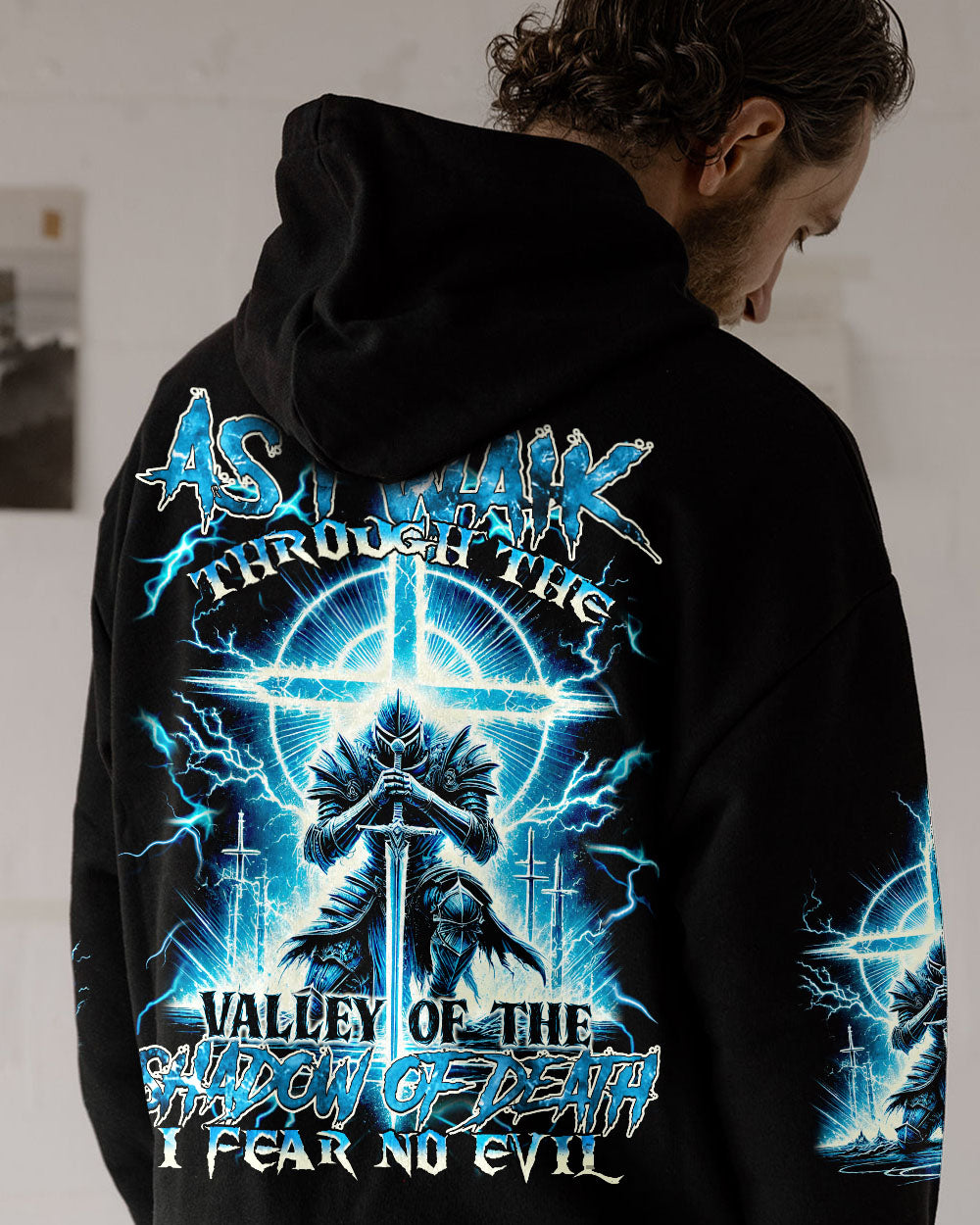 As I Walk Through The Valley Lion Men's All Over Print Shirt - Trunx793636