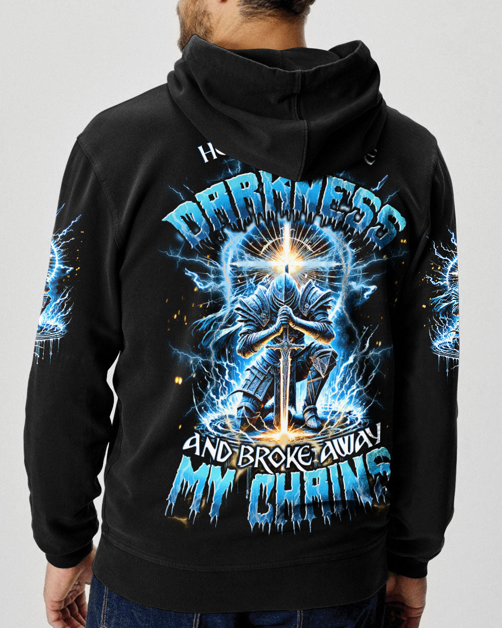 He Brought Me Out Of Darkness Men's All Over Print Shirt - Trunx231652