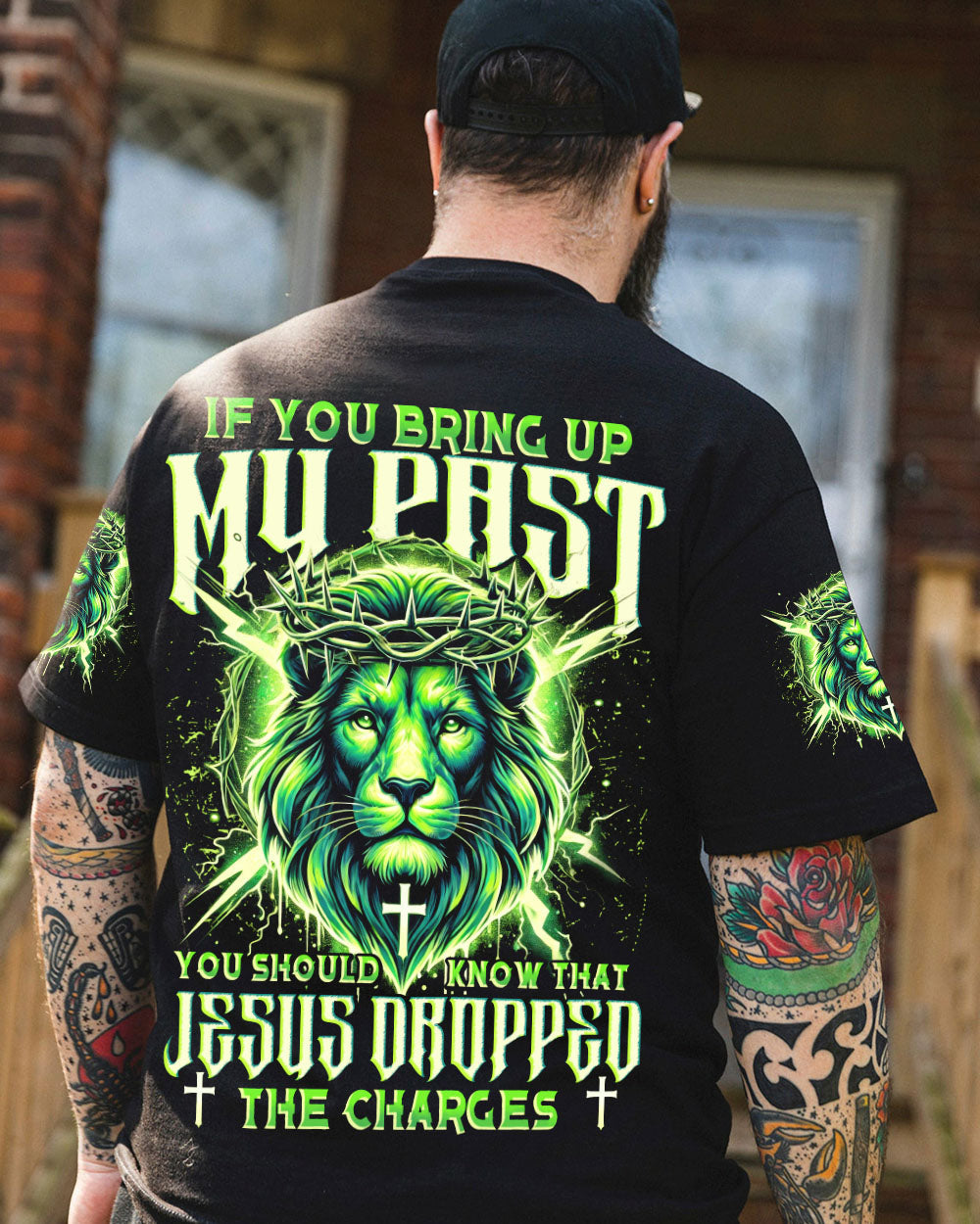 If You Bring Up My Past Lion Men's All Over Print Shirt - Trunx391620