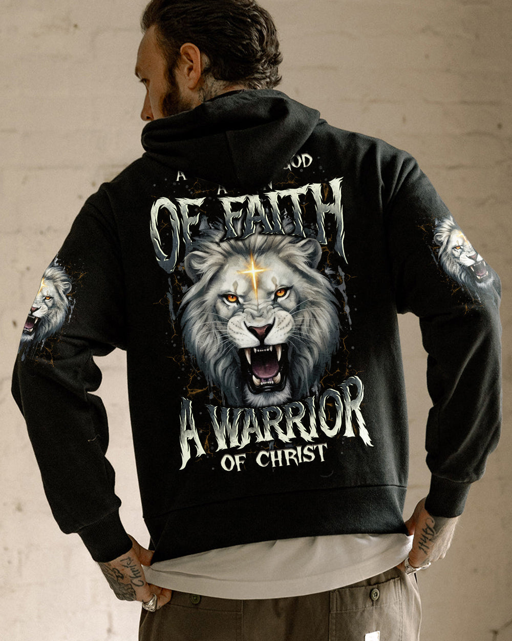 A Warrior Of Christ Lion Men's All Over Print Shirt - Trunx971586