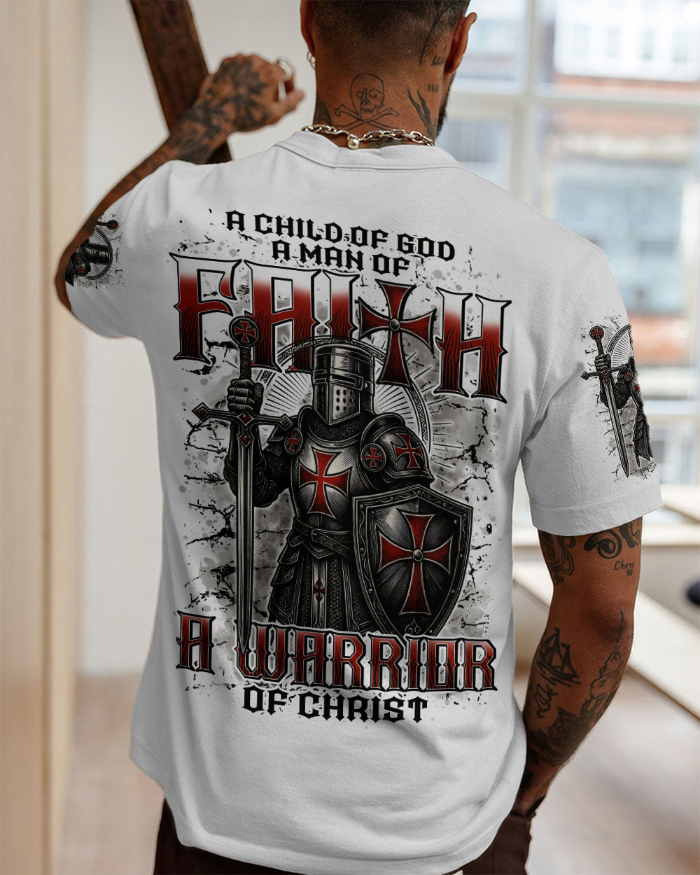 A Warrior Of Christ Men's All Over Print Shirt - Trunx966472