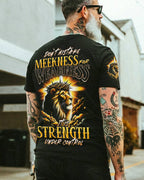 Don't Mistake Meekness For Weakness Lion Men's All Over Print Shirt - Trunx023213