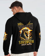 Don't Mistake Meekness For Weakness Lion Men's All Over Print Shirt - Trunx023213