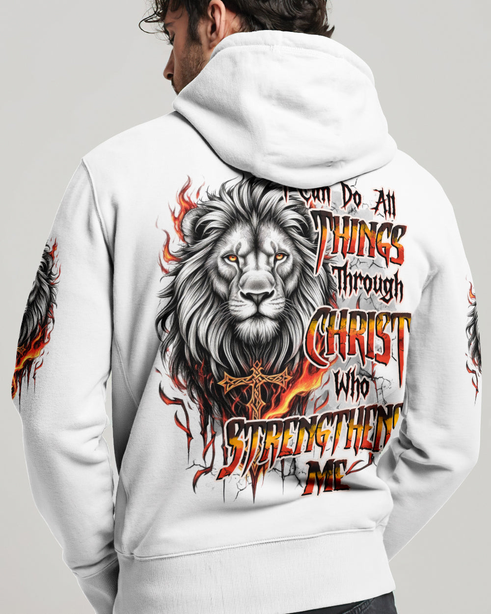 I Can Do All Things Lion Men's All Over Print Shirt - Trunx295303