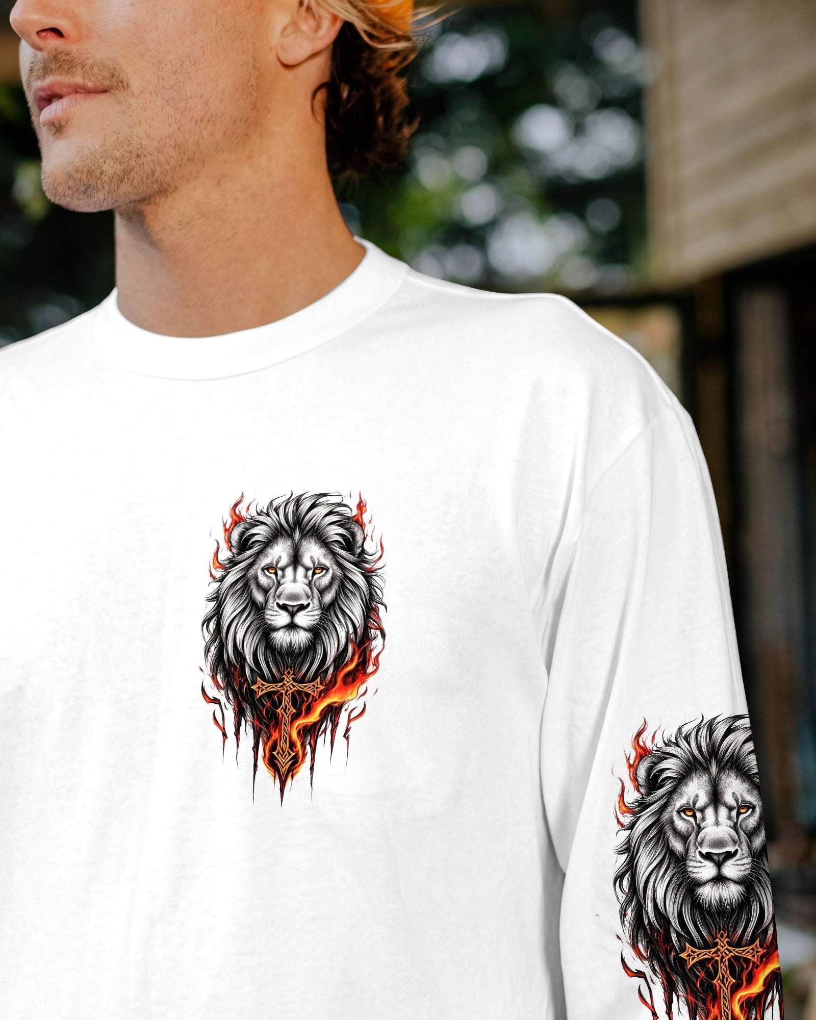 I Can Do All Things Lion Men's All Over Print Shirt - Trunx295303