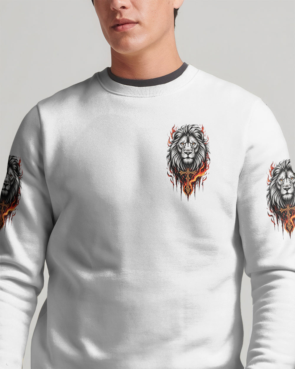 I Can Do All Things Lion Men's All Over Print Shirt - Trunx295303