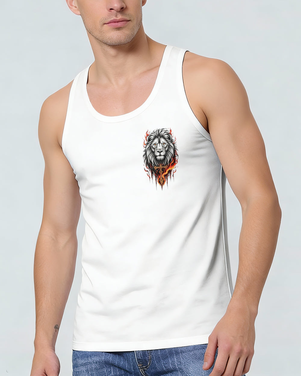 I Can Do All Things Lion Men's All Over Print Shirt - Trunx295303