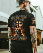 Blessed Are The Peacemakers Men's All Over Print Shirt - Trunx936366